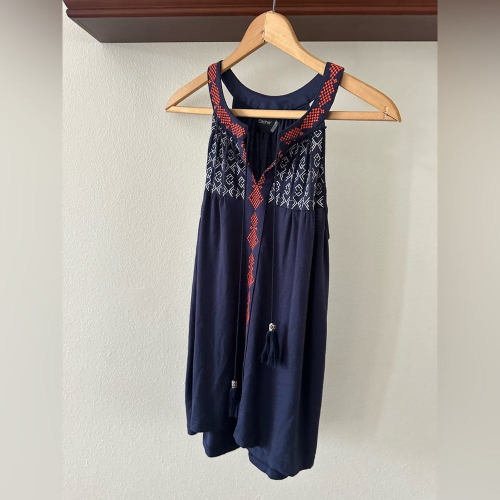 Boho Chic tribal pattern tank